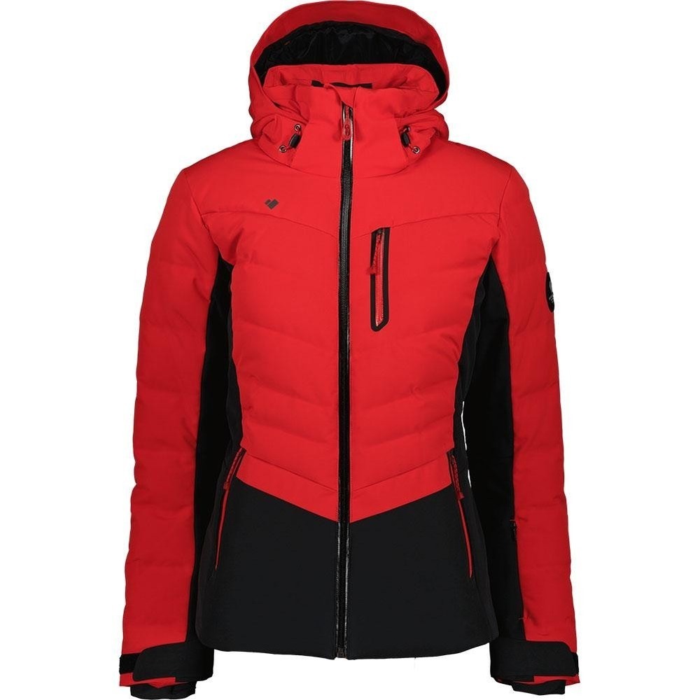 Obermeyer Cosima Down Jacket Women's Size 4 Red/Black‎ NWT